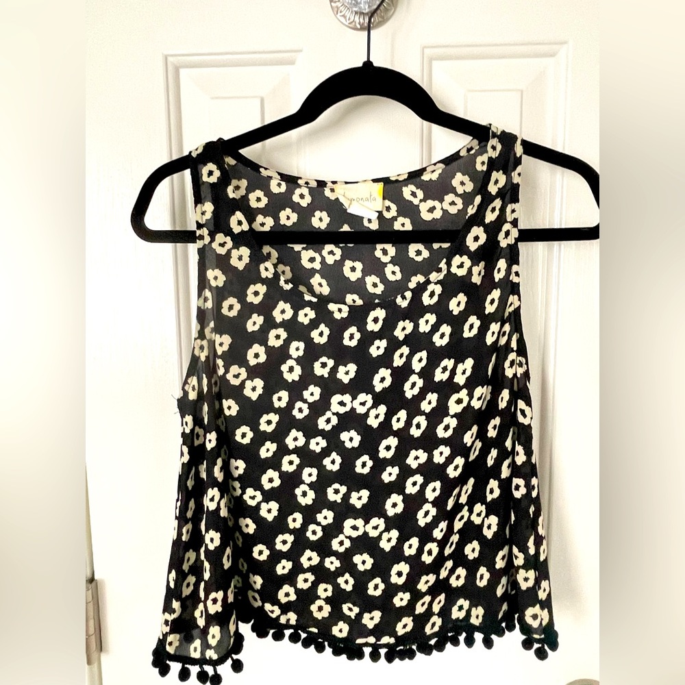 Limonata Floral Crop Top